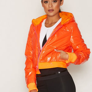 adidas stella mccartney orange jacket